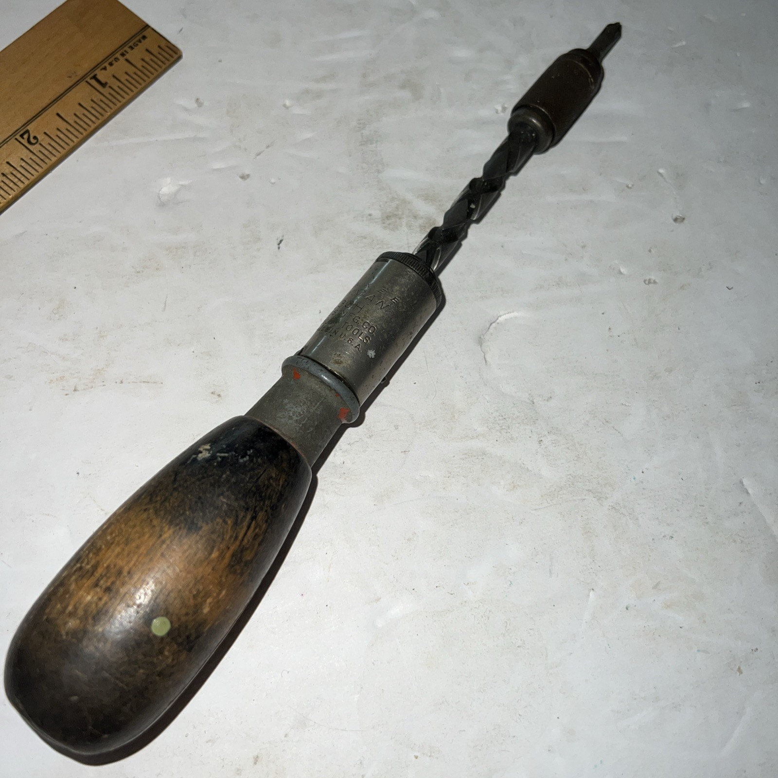 Vint. Yankee Handyman North Bros. No. 133h Spiral Ratcheting Drill Driver