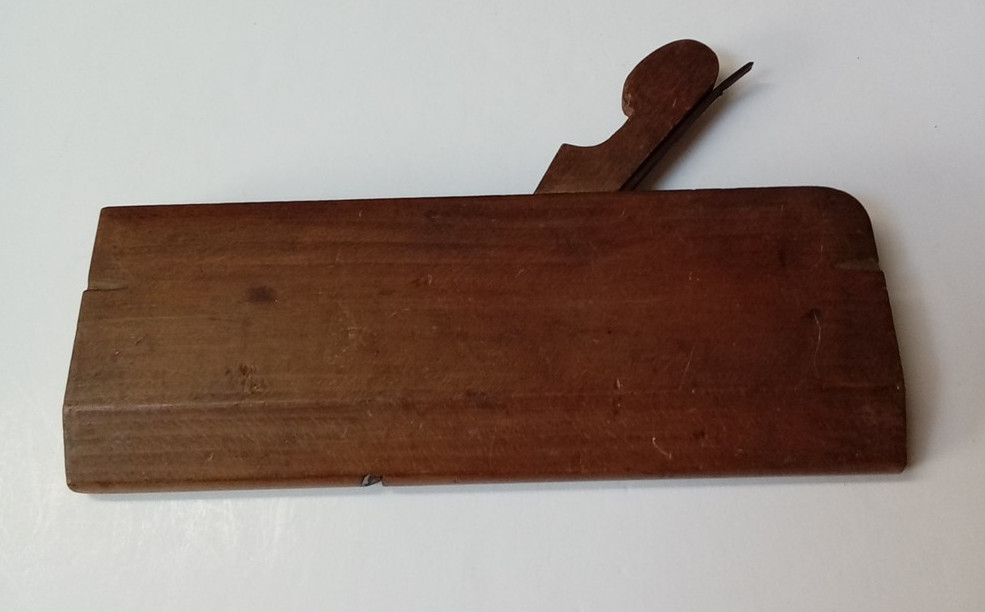 Antique Casey Clark & Co. Auburn NY 9 1/2″ Wood Molding Plane 3/8″ Blade