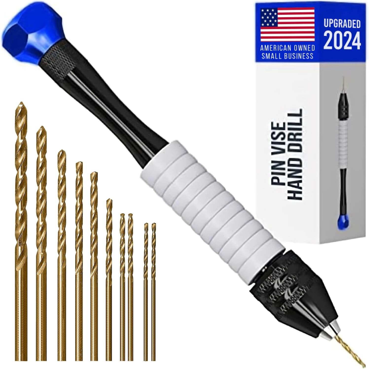 Pin Vise Hand Drill for Jewelry Making – Craft911 Manual Craft Drill Sharp HSS M