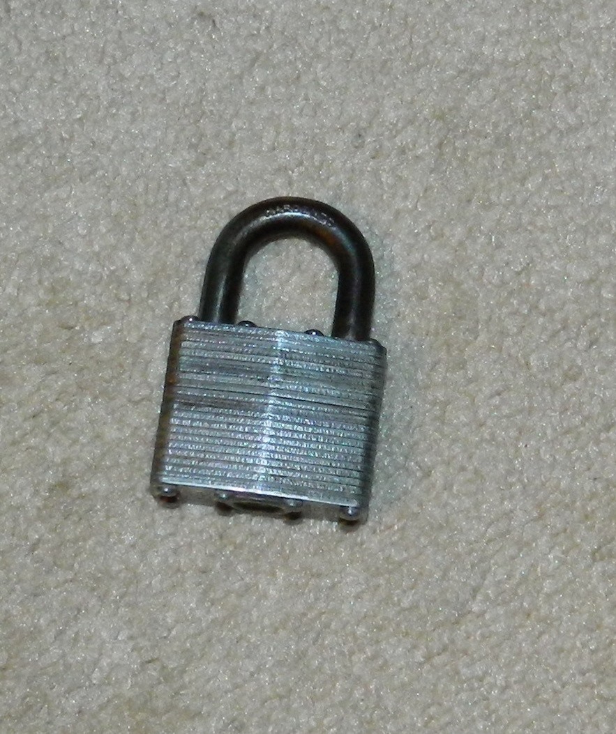 Antique No.1 Master Lock Co. Lock With Original Lion Master Keys Works.