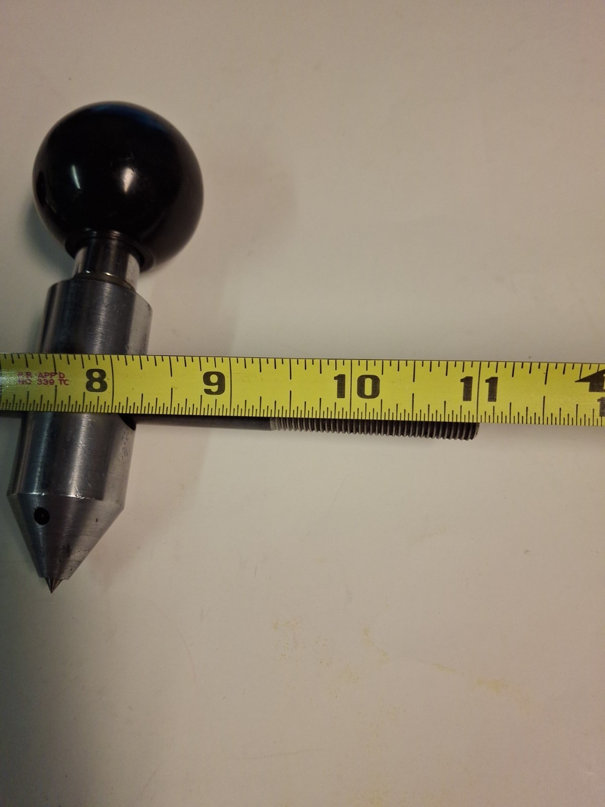 Vintage Machinist Tool Steel Trammel Points Beam Compass, Drafting Woodworking
