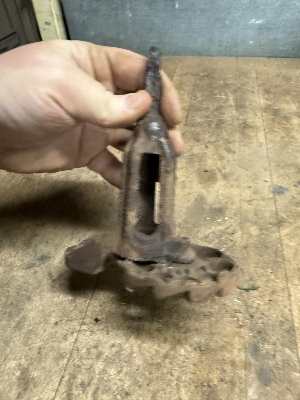 Antique Auger Dowel Tenon Cutter Bit Wood Chair Hand Tool Cast Iron Parts USA