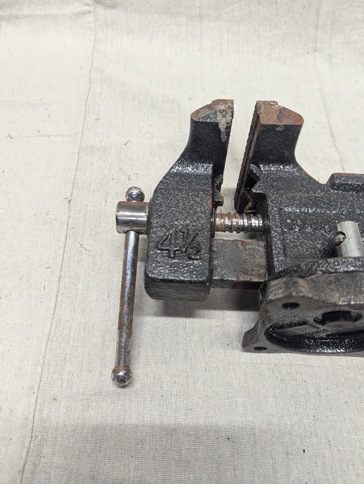 4 1/2 Columbian Bench Swivel Vise Workshop Vice