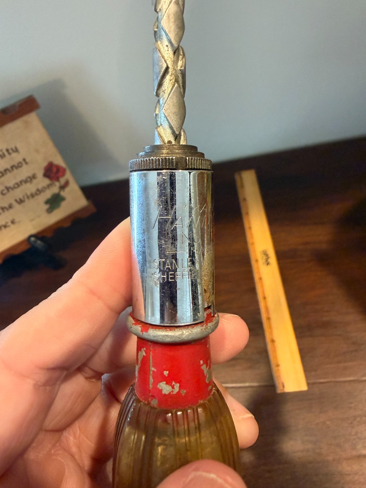 Vintage Stanley Yankee Handyman automatic screwdriver with mini kit of accessori