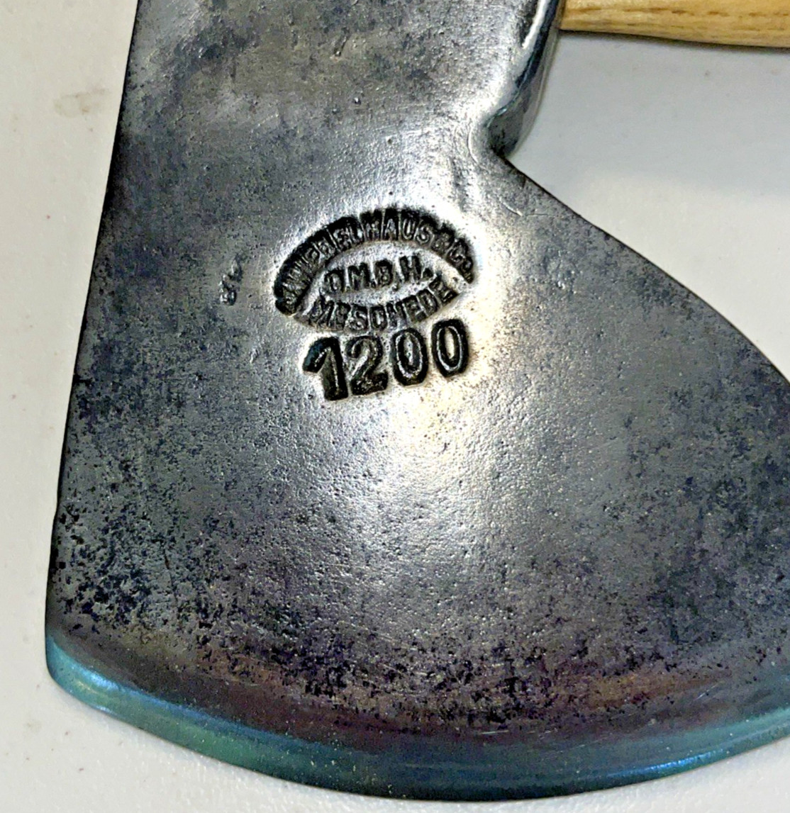 Wiebelhaus Oberharzer pattern; Unusual axe; custom handle; 3 lb 4+ oz; Germany