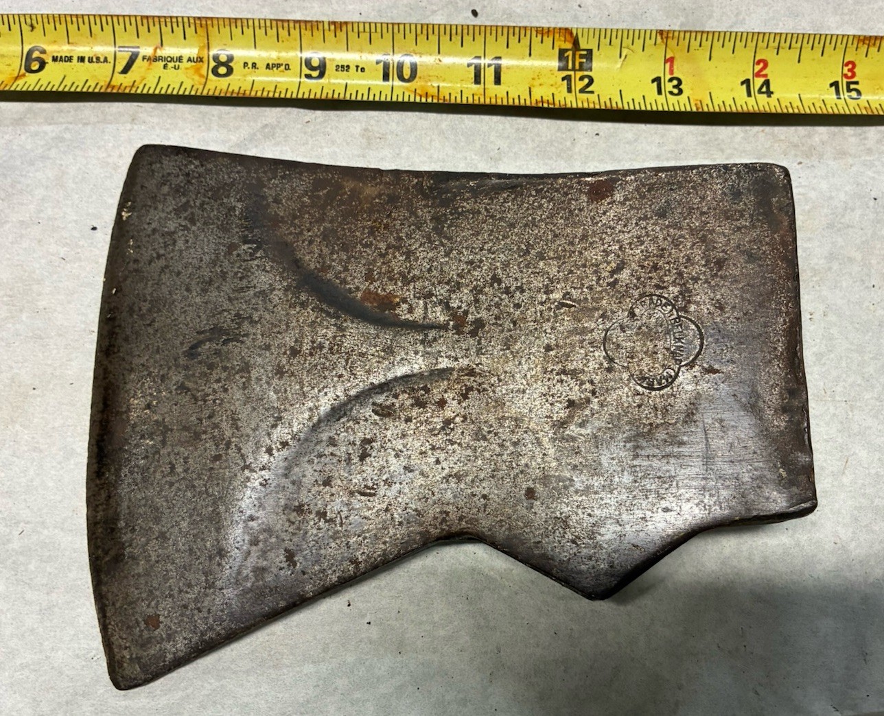 Belknap Bluegrass Phantom Bevel Single Bit Jersey Pattern Axe Head 3lbs 6.9ozs
