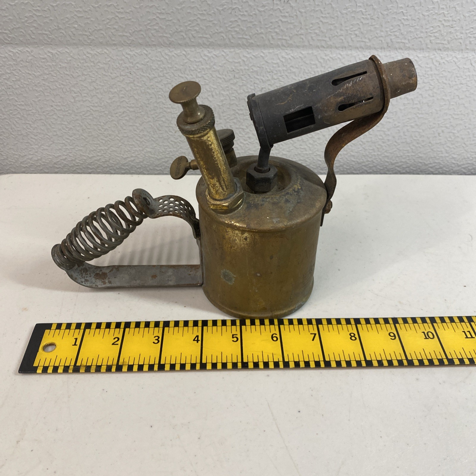 Radius Ltd No 47 Brass Paraffin Blow Lamp Burner Made In Sweden Vintage @D
