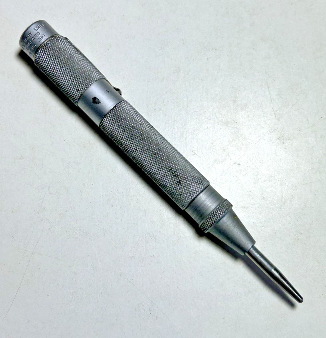 Vintage Moore & Wright No 280 Automatic Centre Punch Sheffield England
