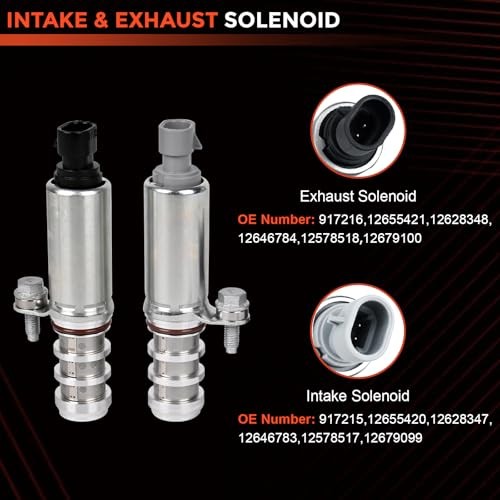 Intake & Exhaust Camshaft Position Actuator with Camshaft Sensor and Engine