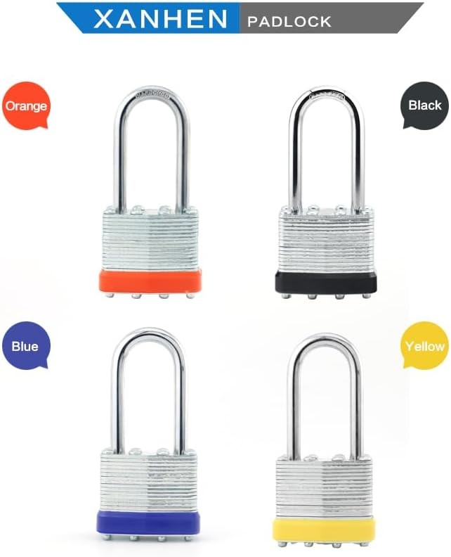 Lock Outdoor Padlocks, Key Lock, Padlocks with Same Key – Laminated Steel Keyed