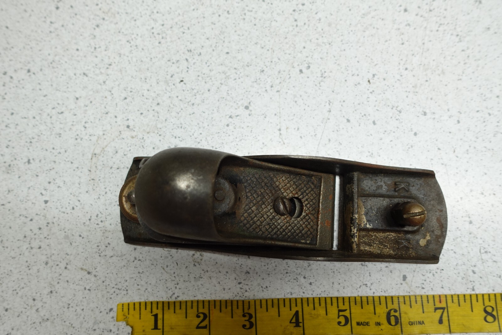 Vintage USA Made Wood Plane 7” metal