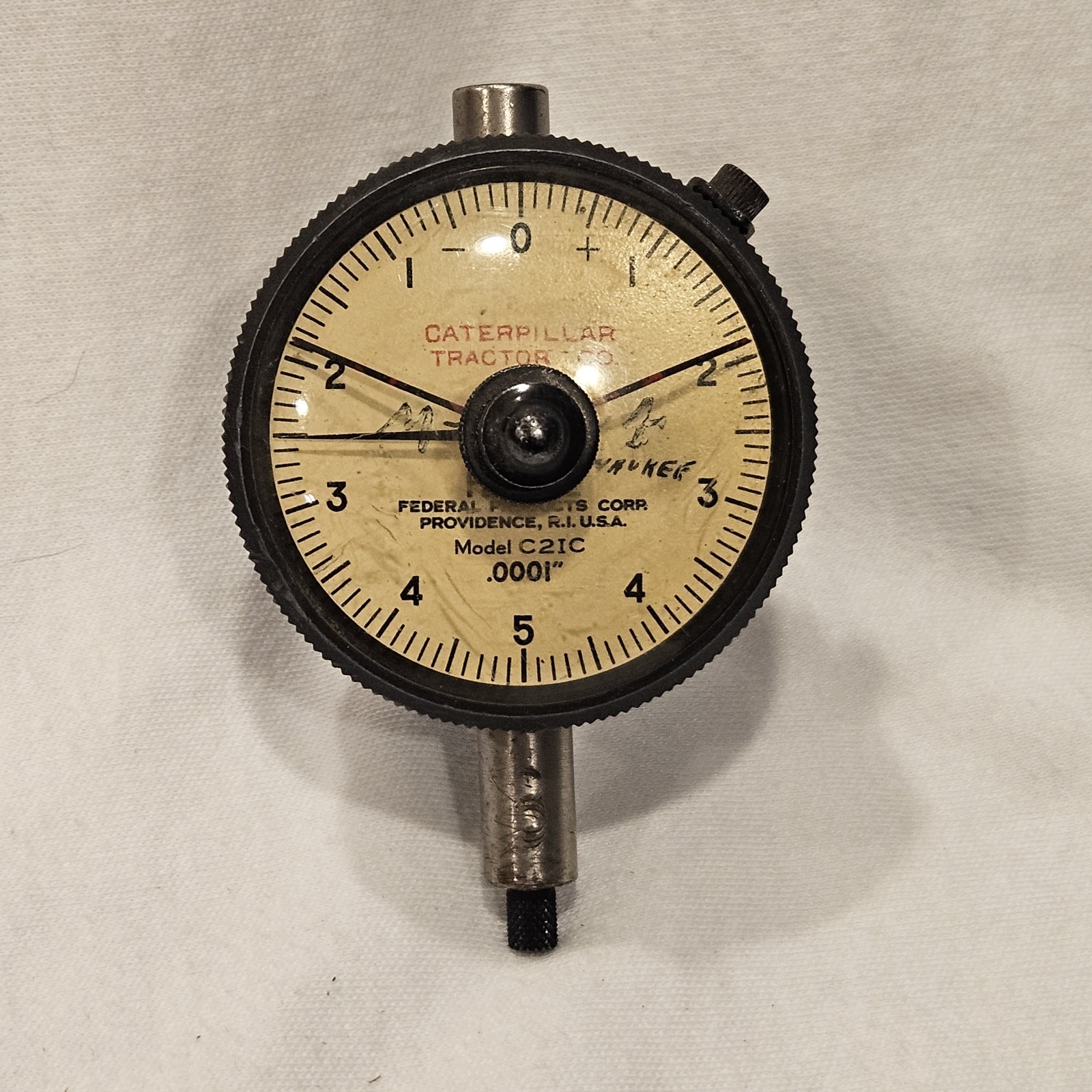 Federal Dial Indicator Model C21-C .0001” resolution – Caterpillar Tractor