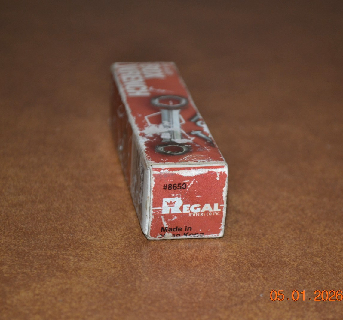Vintage 1988 REGAL Dog Bone Box Wrench 10 Size Multi Tool #8650