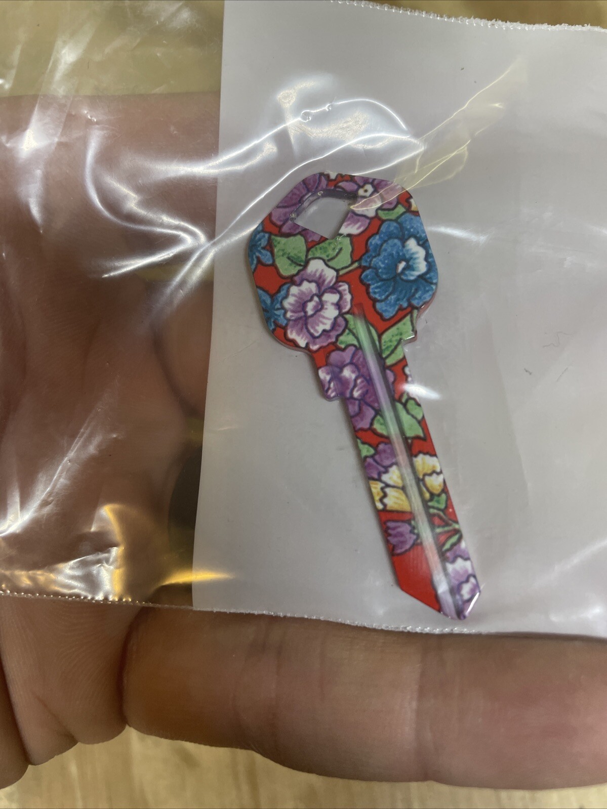 Hippie Flower House Key Blank KW1 66 KW10 97 Smooth Finish Gift