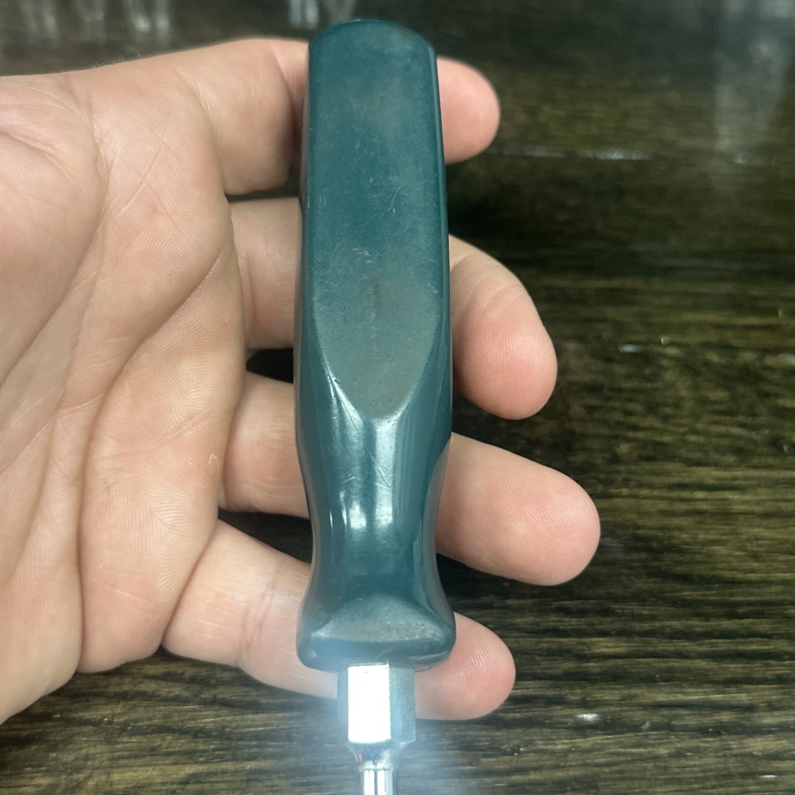 Vintage S-K , Green Hard Plastic Handle, France Flat Head