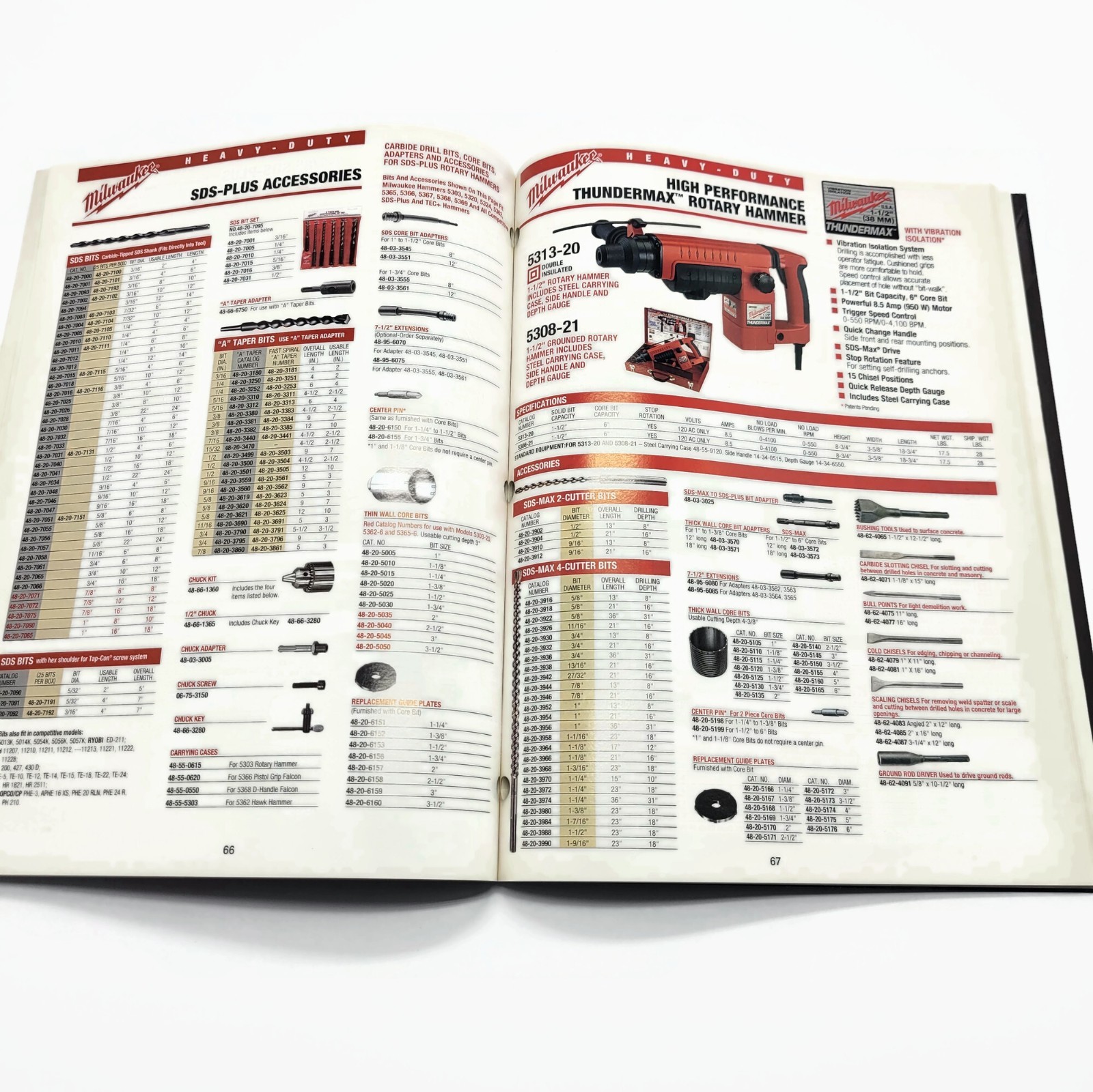 Vintage Milwaukee Heavy Duty Electric Tools Advertisement Catalog Guide #1997R