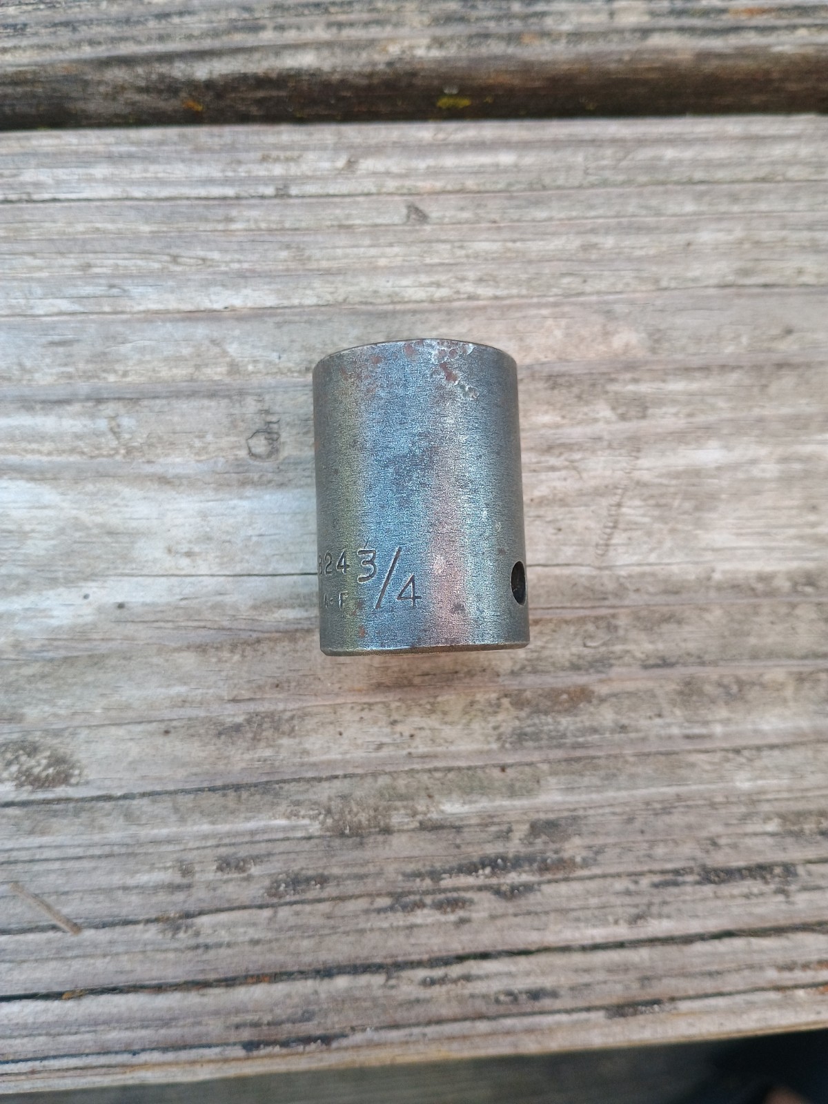 Vintage Wright 3/4″ Shallow Impact Socket 6 Point 1/2″ Drive 4824 USA