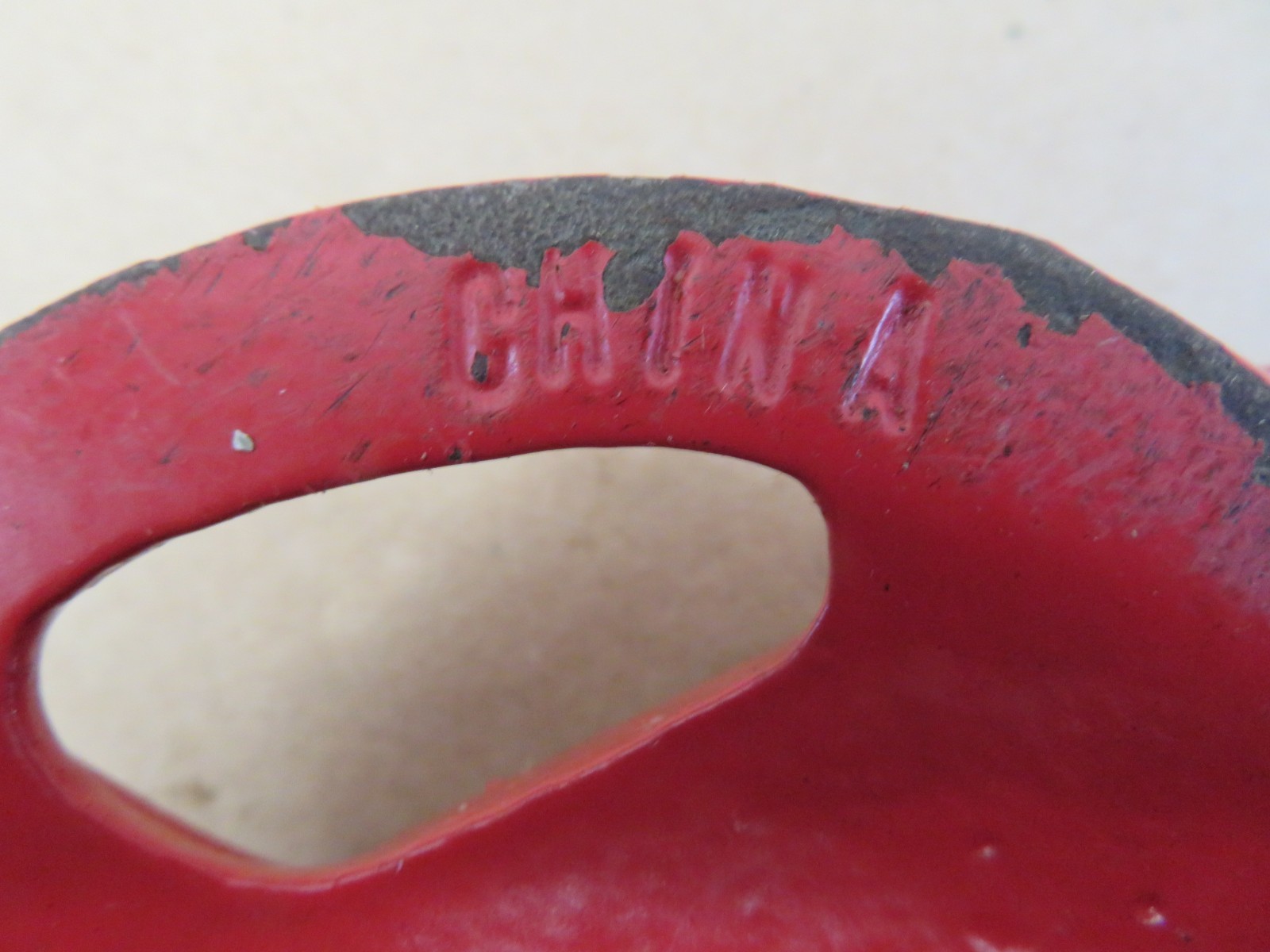 Vintage Can’t Beat Em Cast Iron Sprinkler Head Attachment Red Repro?