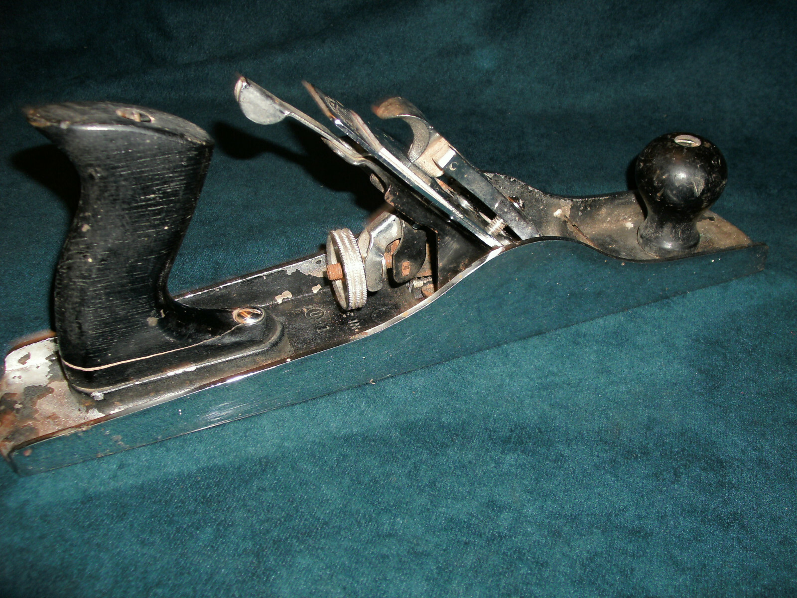 Vintage ParPlus Wood Plane 13-1/2” Chrome Plated Metal Products Corp CT. USA