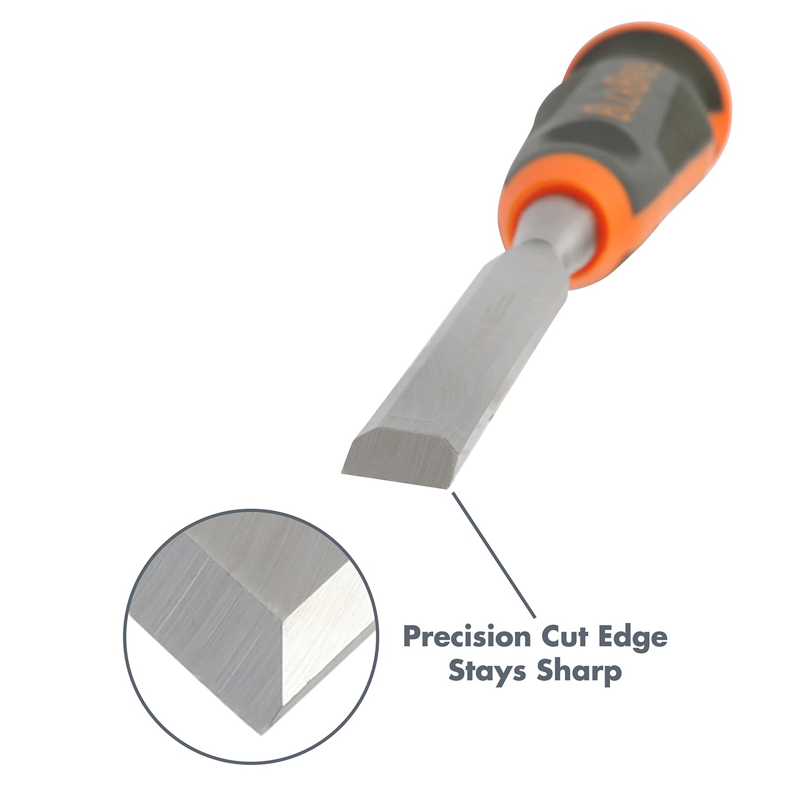 Buck Bros. 74714 5/8Inch Comfort Grip Wood Chisel, Beveled Edge Wood Chisel f…