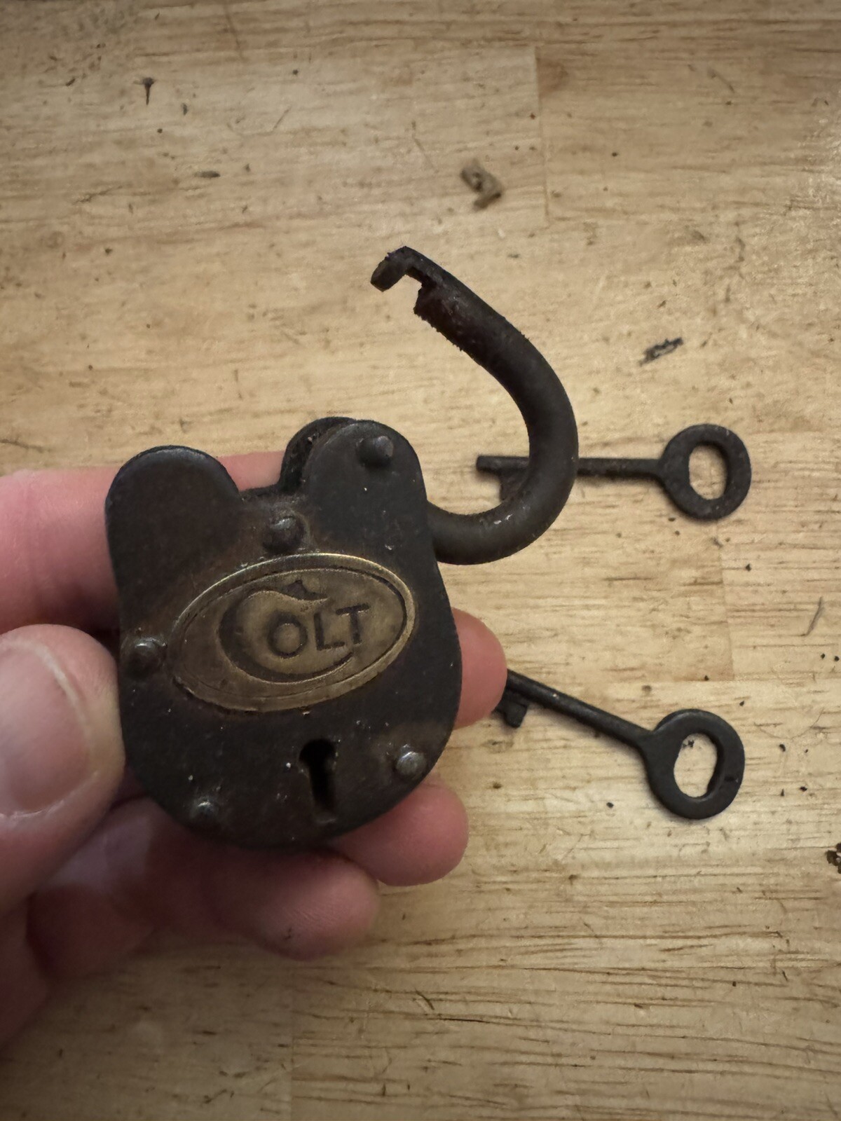 Winchester Padlock Key Set Gunsmith Lock 1.5LB+ Blacksmith Gun Rifles Collector