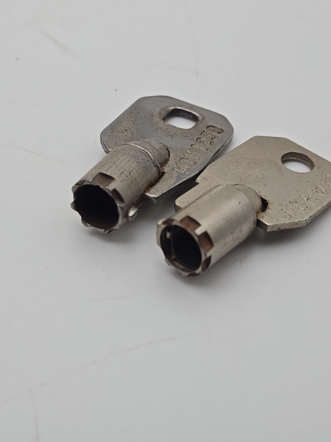 3pc Vintage Chicago Lock MDK1259 ACE Barrel Tubular Cam Lock Replacement Key 9A1