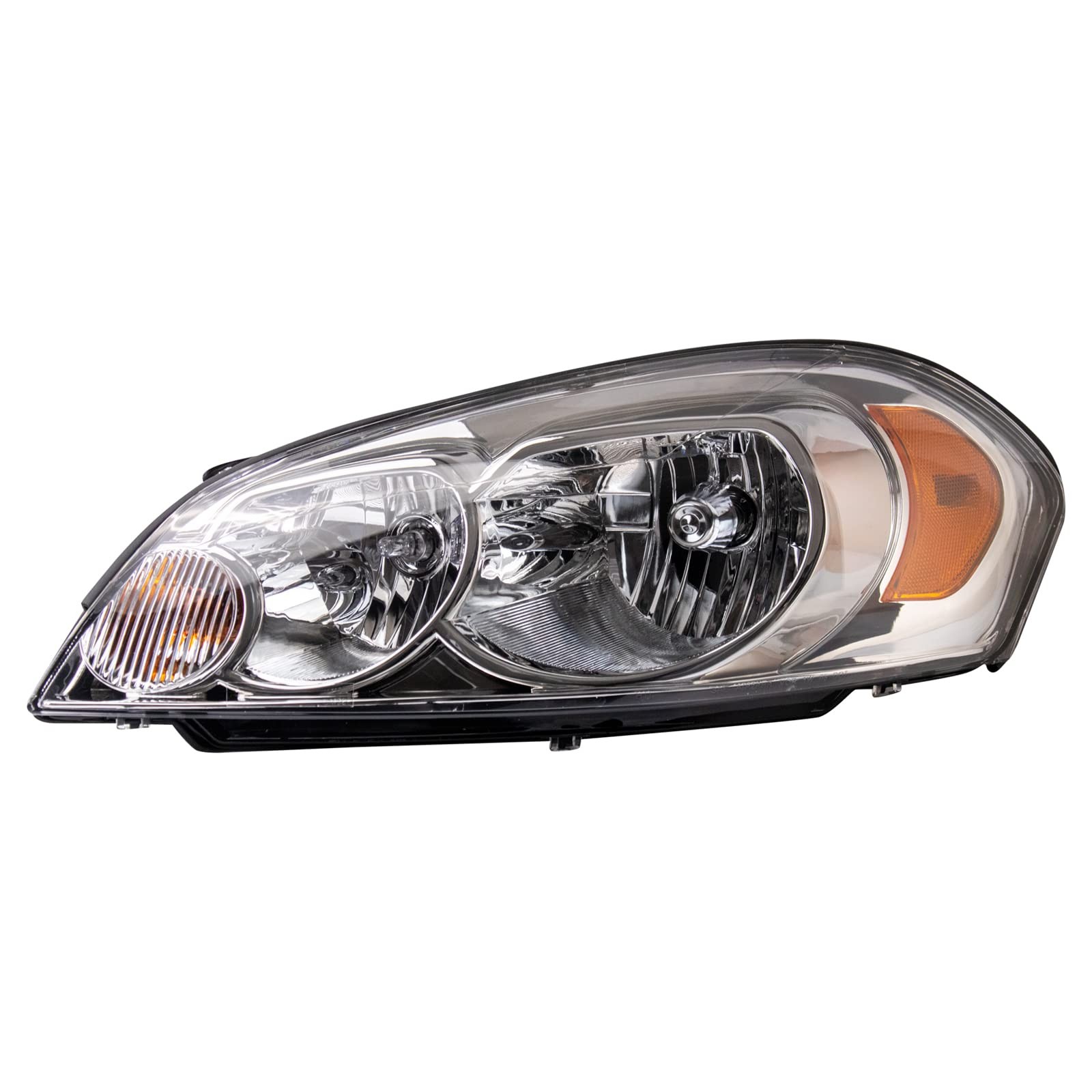 Headlight Assembly Set for 2006-13 Chevy Impala Monte Carlo Direct Fit 2 Piece