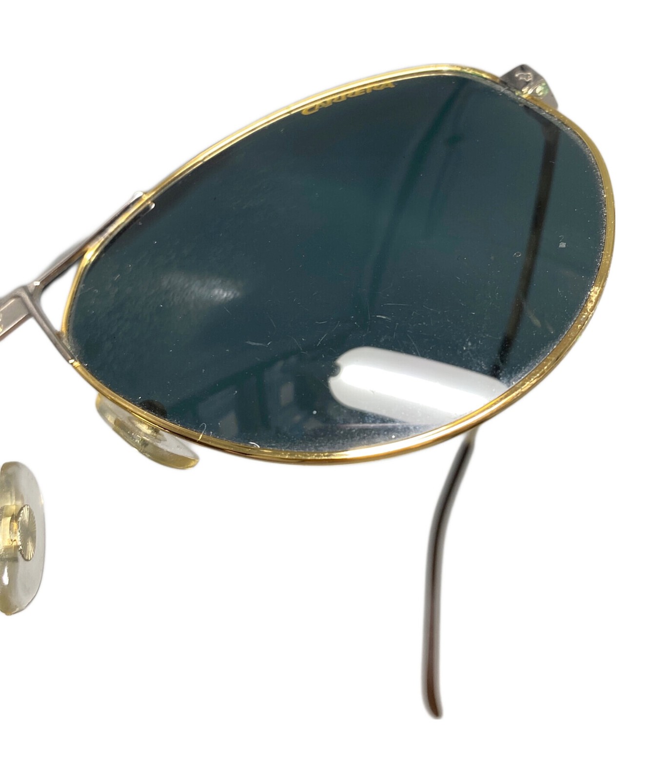 CARRERA Vintage Sunglasses THE BOEING Gold Green Men’s Used 80-90’s