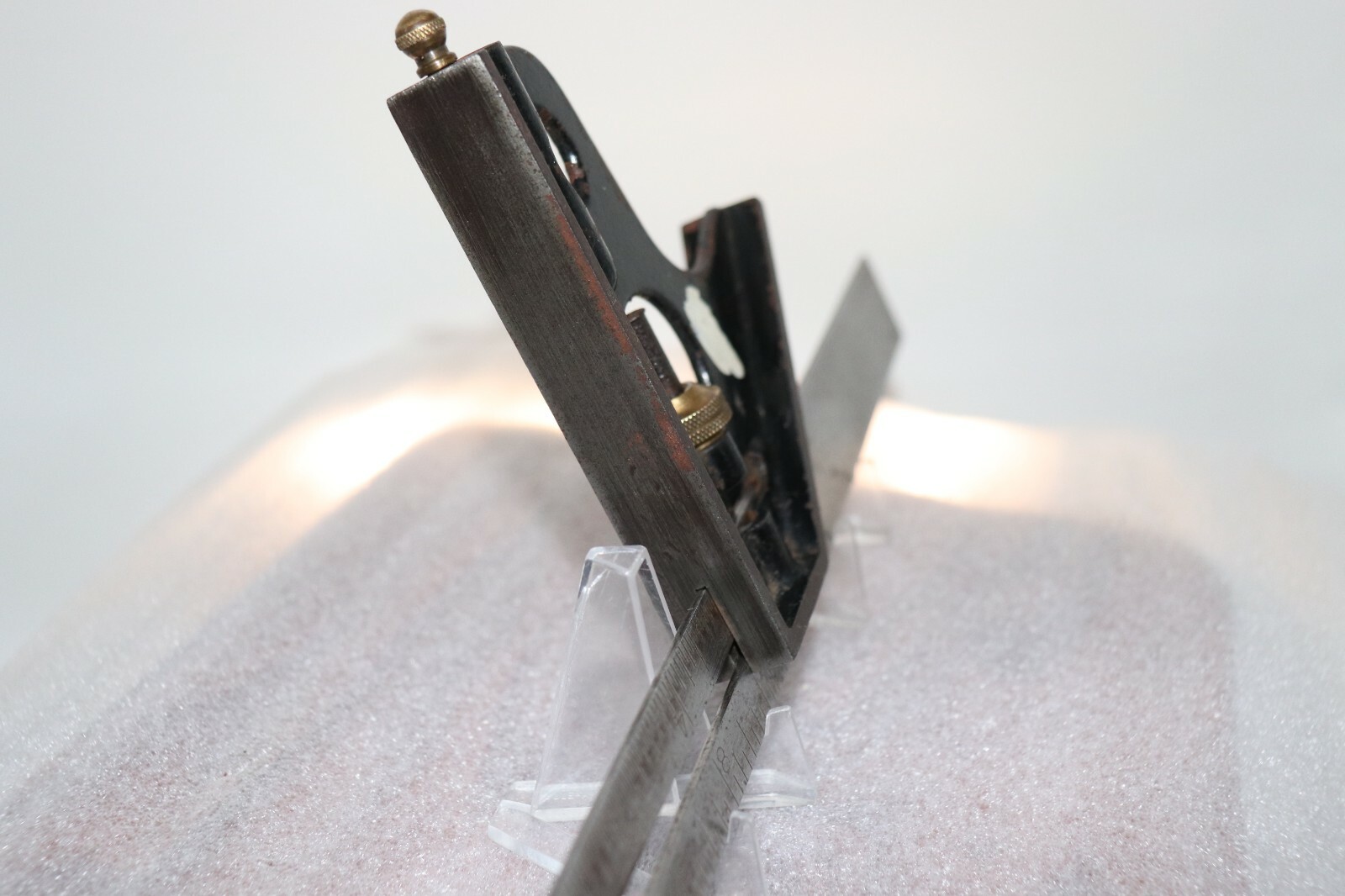 Vintage Stanley No. 21 Sliding Adjustable Combination Square 12″ Rule