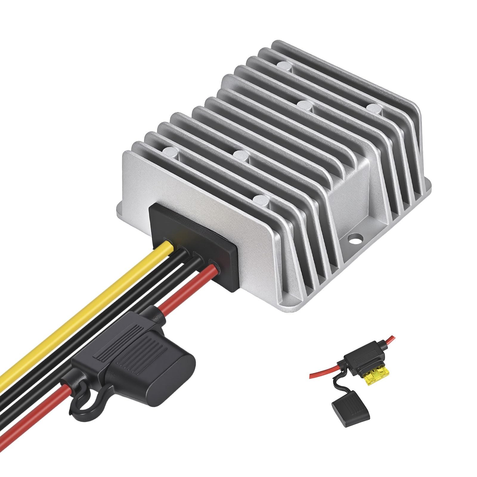 AIUWIZO 20A 240W Golf Cart DC-DC 24V 36V 48V to 12V Waterproof Converter…
