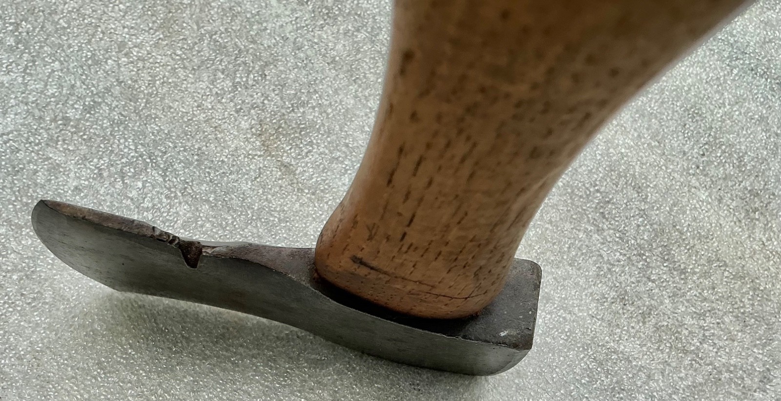 VTG MORLEY MURPHY CO. WEDGEWAY HANDMADE CAMP AXE EMBOSSED GREEN BAY WISCONSIN