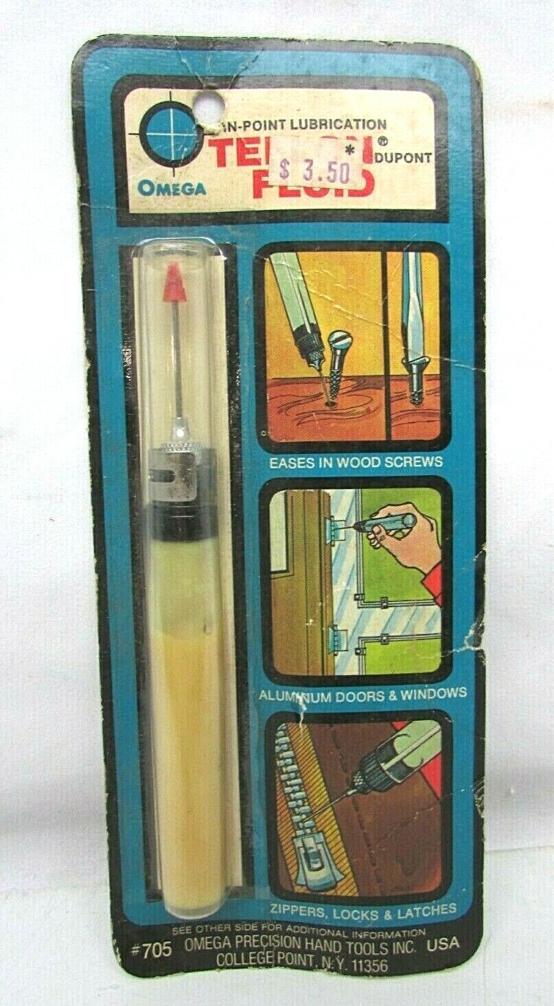 Rare Vintage Omega Pin Point Lubrication Teflon Fluid Dispenser NOS New #705