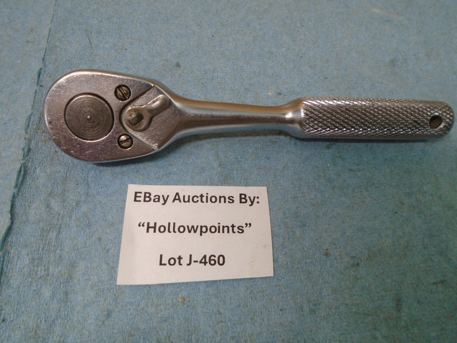 Indestro USA Vintage No. 6072 Ratchet 1/4″ Drive Collector Quality Mint! J460