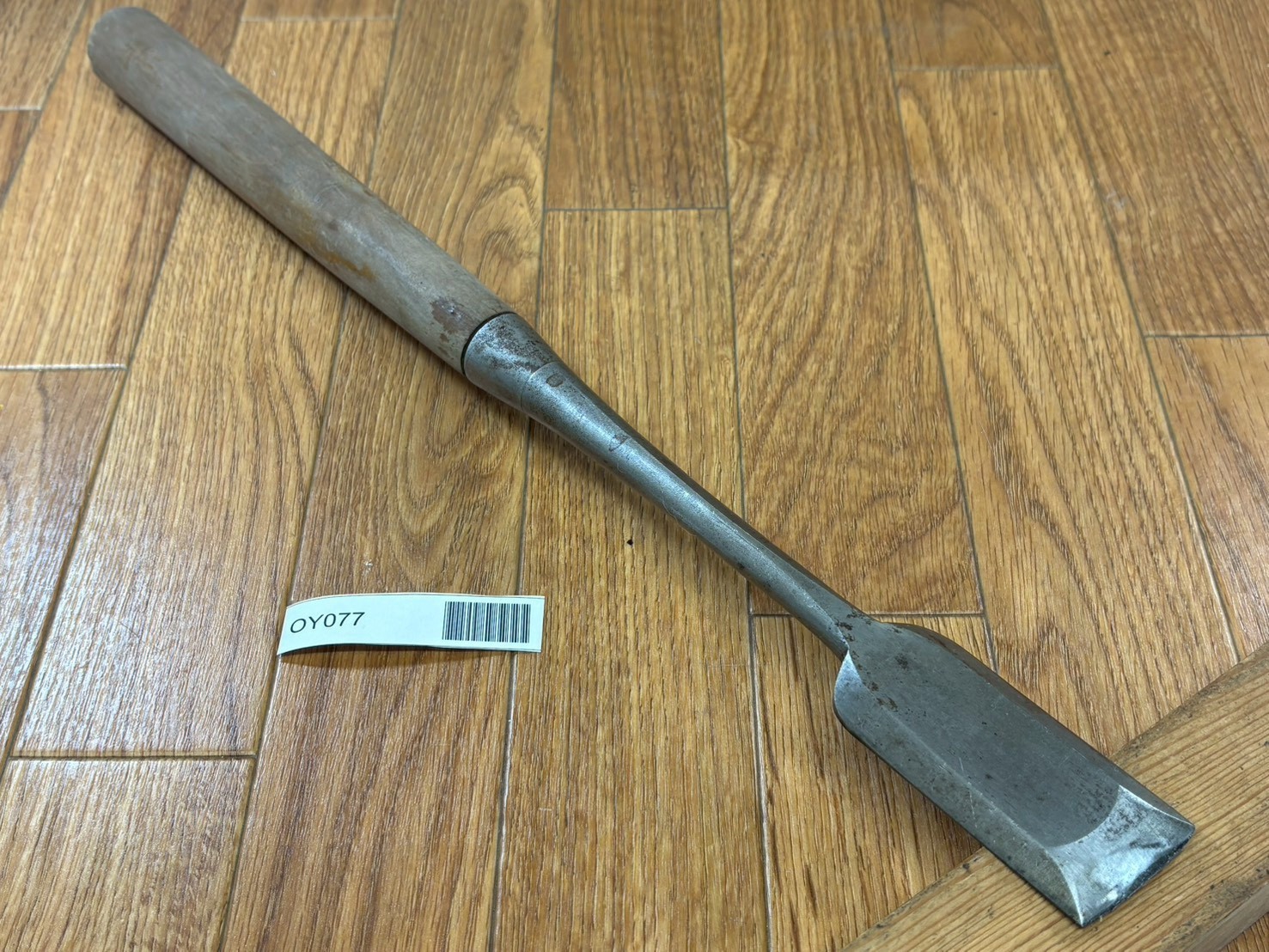 Japanese vintage chisel Tsuki Nomi Japan Vintage 35mm 445mm long OY077