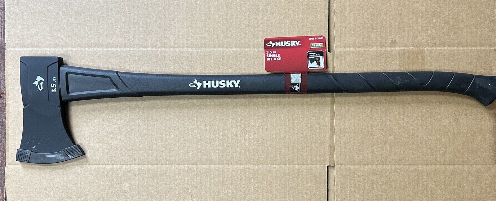 Husky 3.5 LB Single Bit Axe Fiberglass Handle