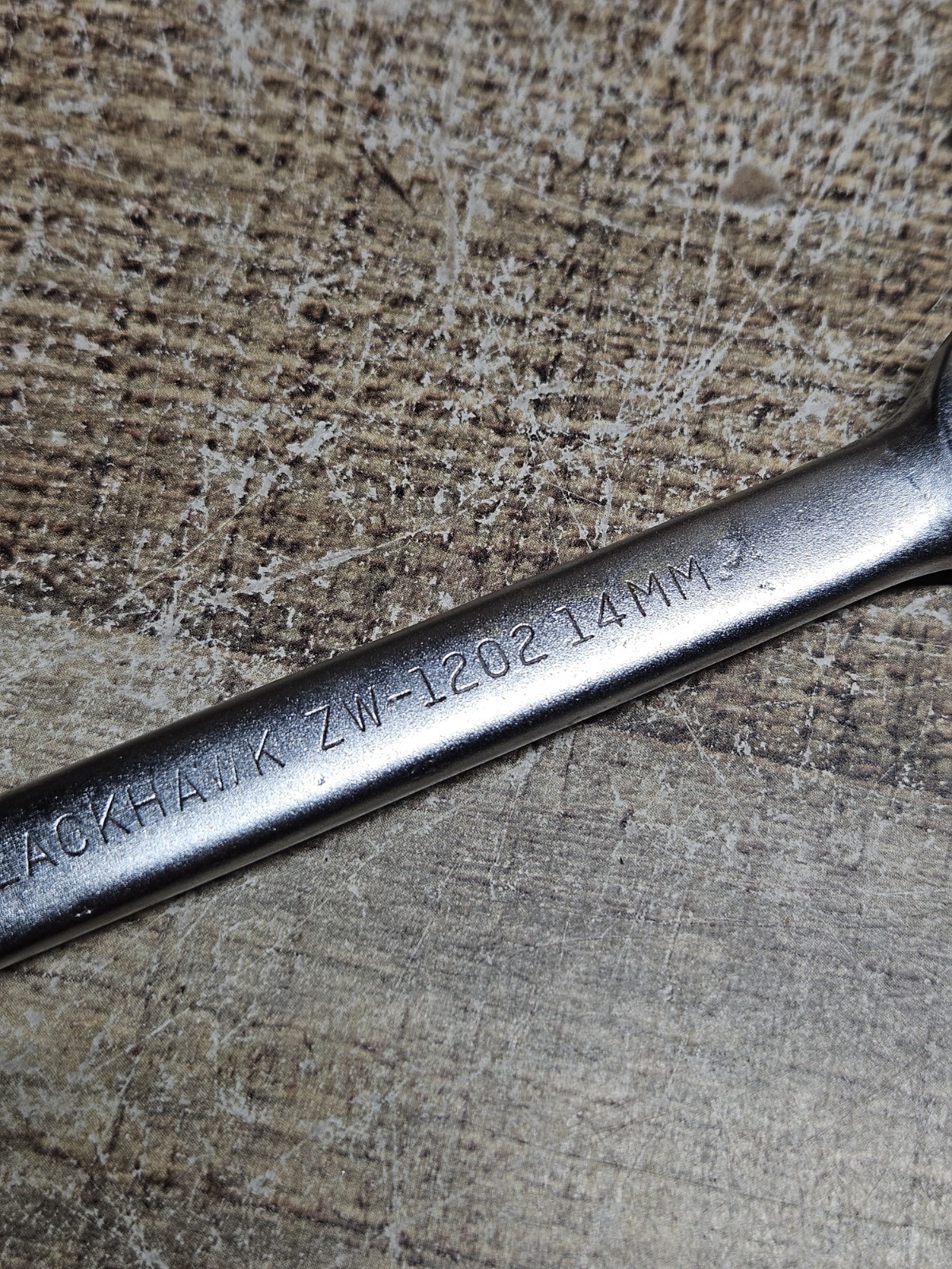 E42 – BLACKHAWK 13MM 14MM LINE FLARE WRENCH ZW-1202, In Good Used Condition