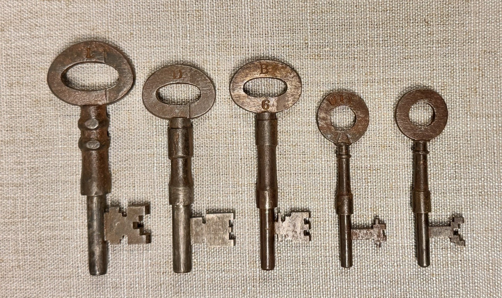 🌿 🗝️Old Antique Vintage Keys Old Skeleton Keys Rare GENUINE Antique Victorian