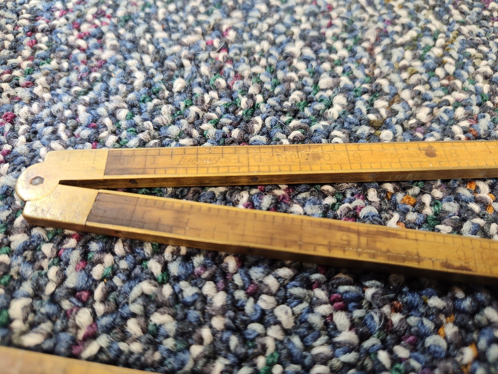 Lot of 3 Vintage Lufkin Folding 24 Inch Wood Rulers – No. 861A, 780 And Other