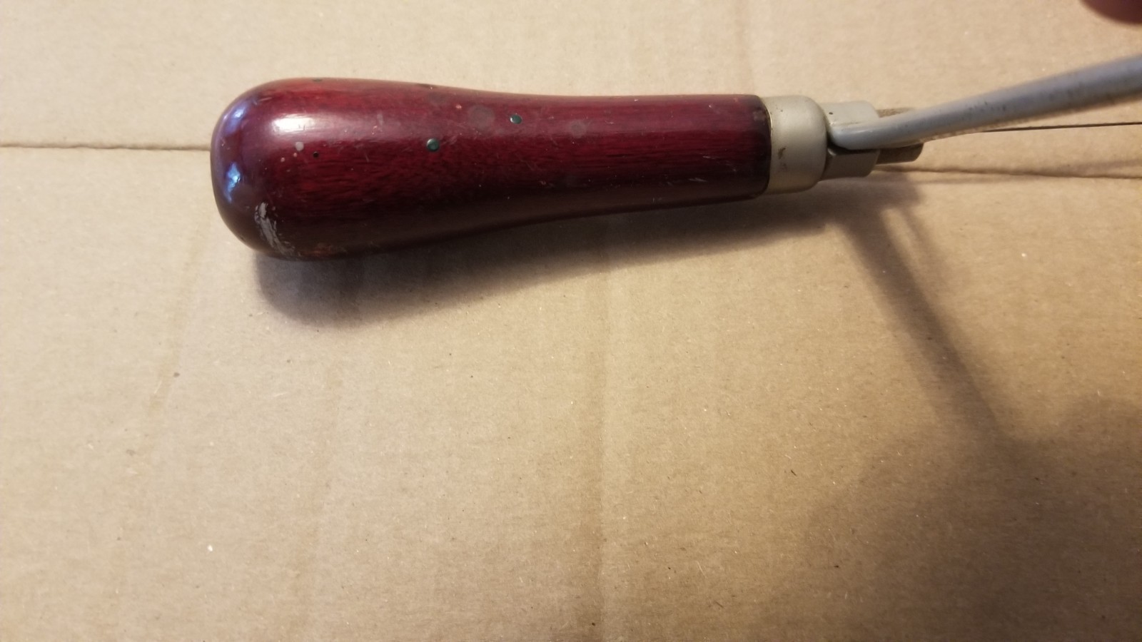 Vintage Trojan A.S. & Co Wood Handle Coping Saw Made in USA working , VGC