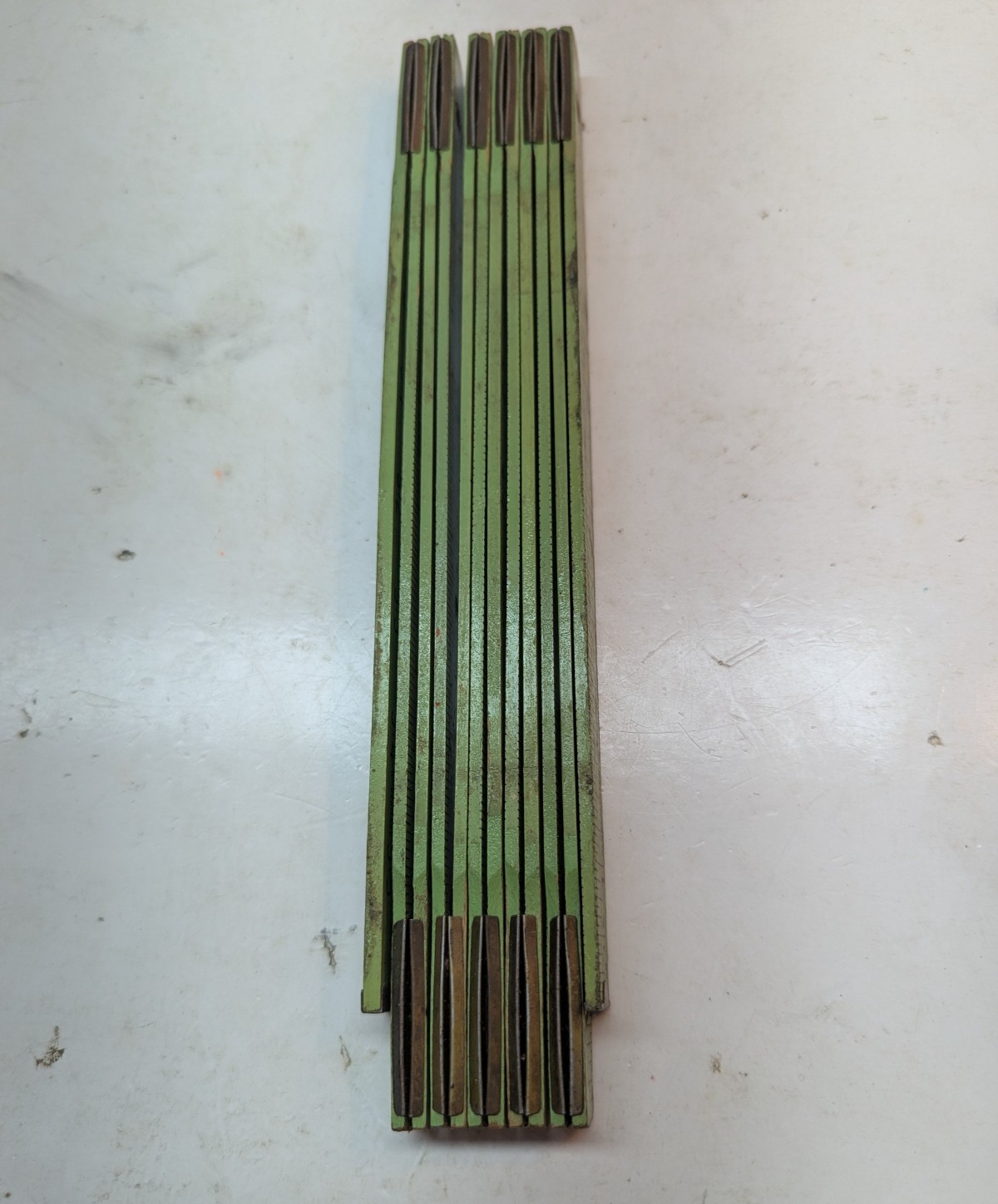 Vintage Globemaster 63908/8 West Germany Wood Ruler Slide Brass Extension 96cm