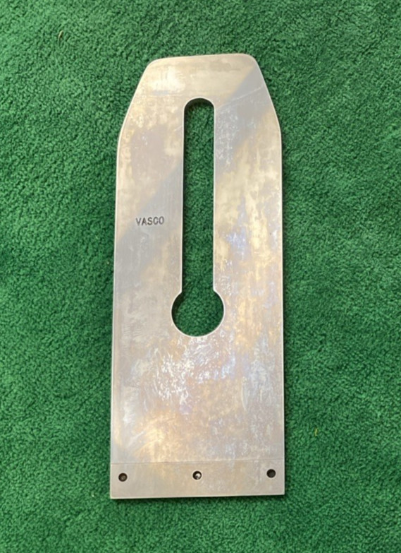 VINTAGE VASCO HAND PLANE WOOD PLANE BLADE 6-1/2″ X 2-3/8″