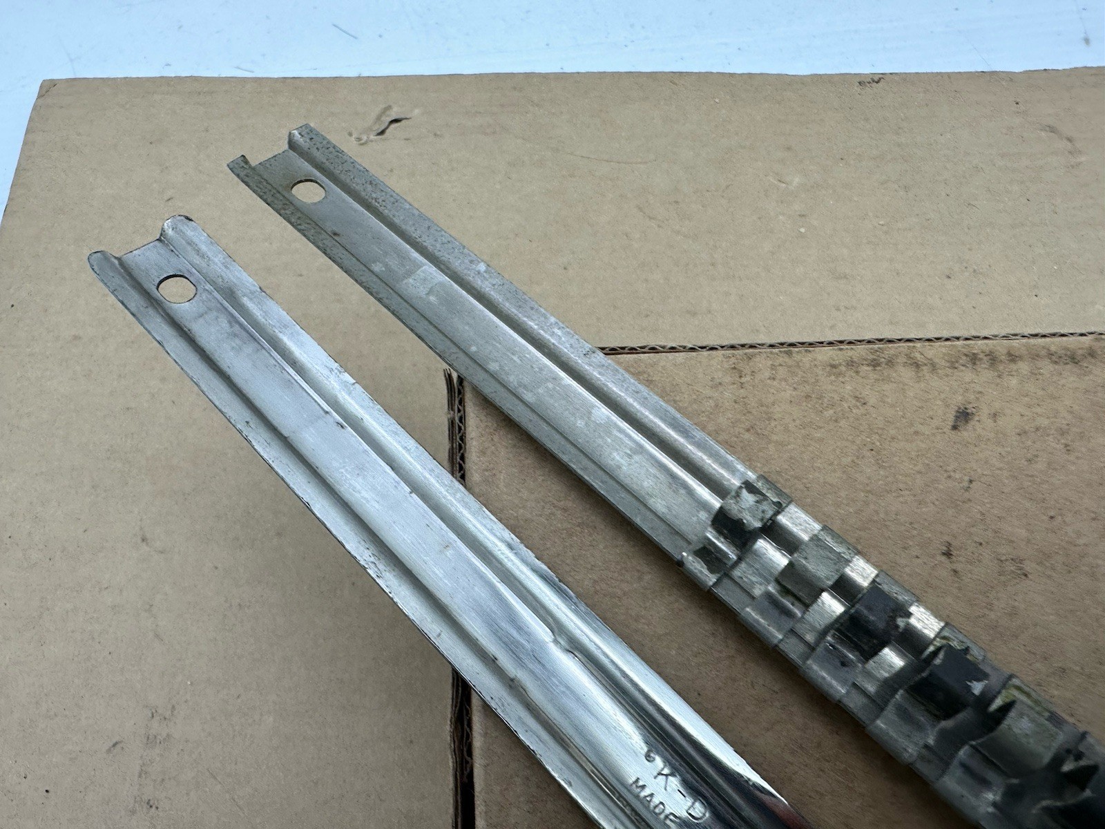 Vintage K-D KD Tools 2532 1/2″ 1/4” Drive Socket Rail Slot Holder Organizer USA
