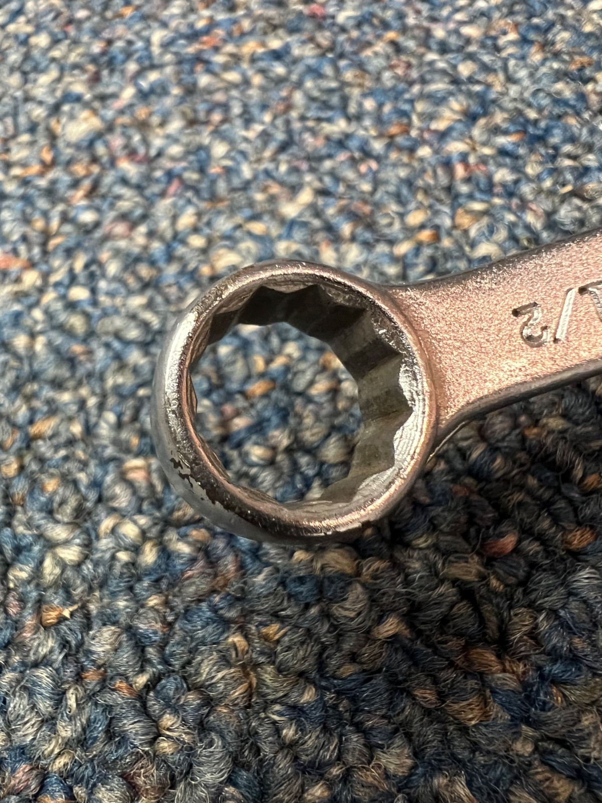 Vintage None Better 6725-B box wrench, 1/2″-9/16″, 12-pt., excellent condition