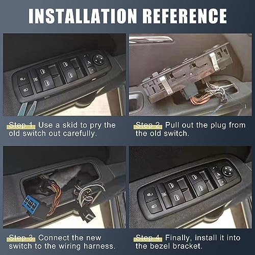 Replacement Driver Master Power Window Switch for 10-14 Mercedes C200 C250