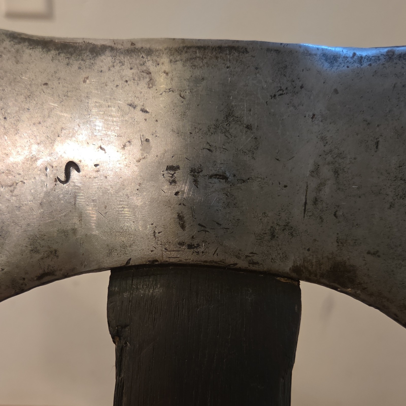 Vintage Plumb “S” Stamp Double Bit Felling Axe – Pre-1955 Unrestored Estate Find