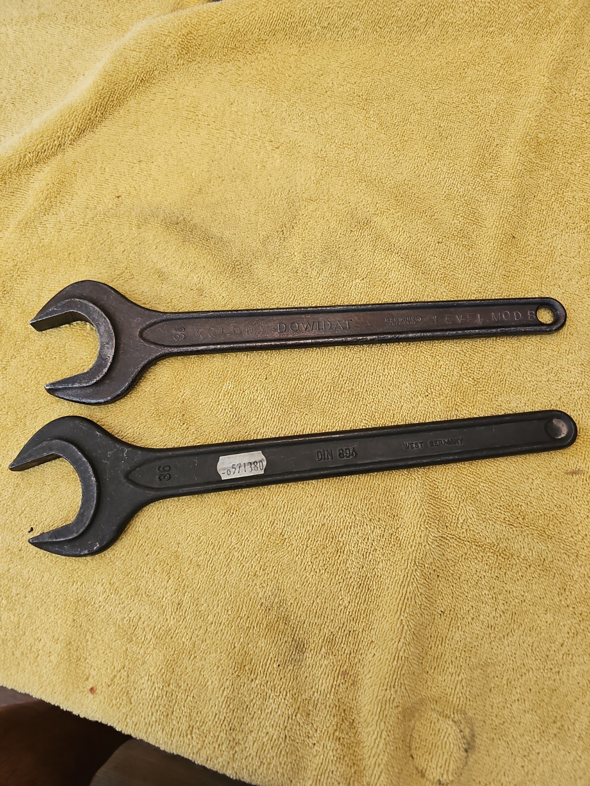 Vintage 36mm Wrenches ,west Germany & Dowidat Din 894 Remschied,Germany