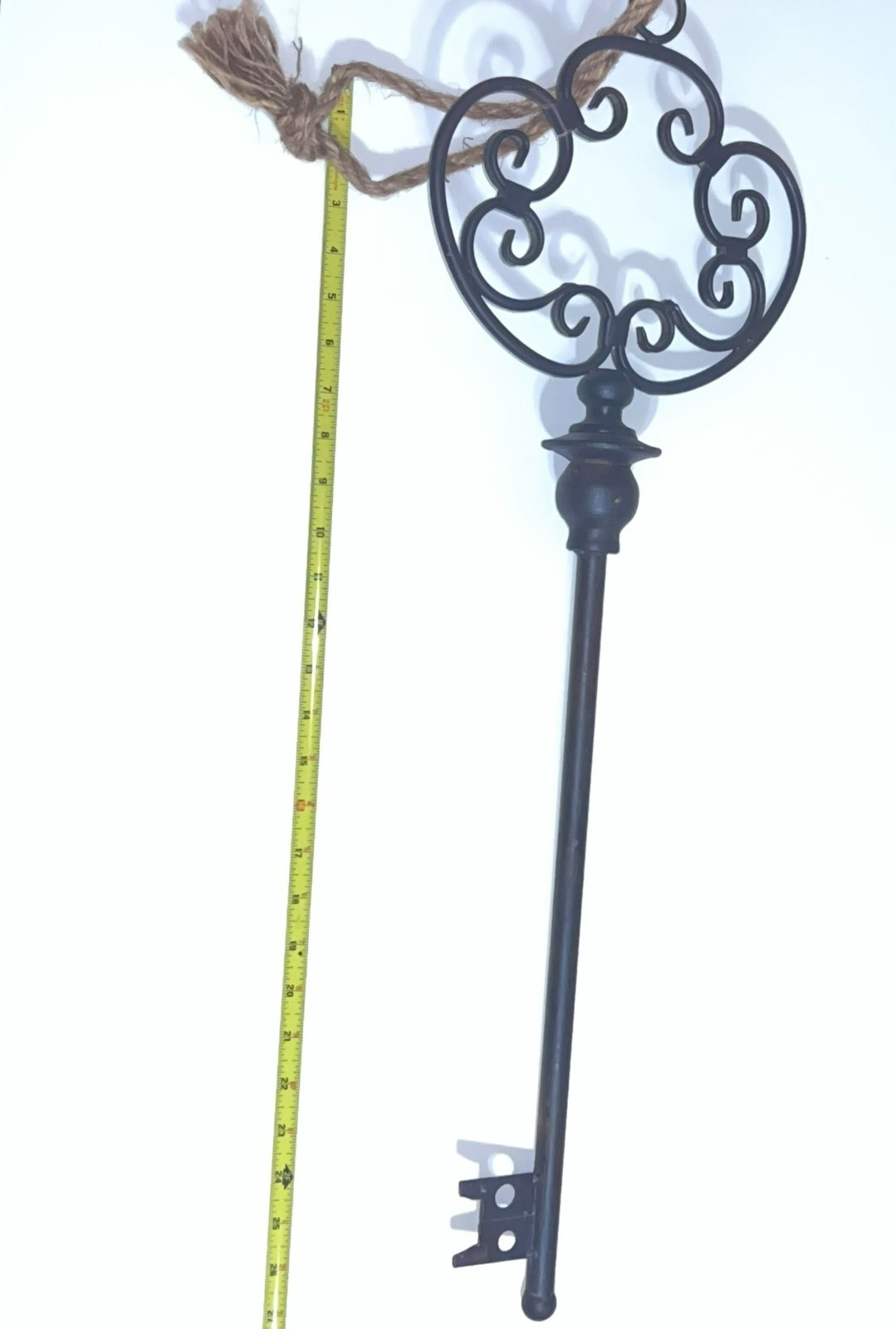 29″L Big Size Vintage Iron Key Antique Rare Handcrafted Home Decor Collectible