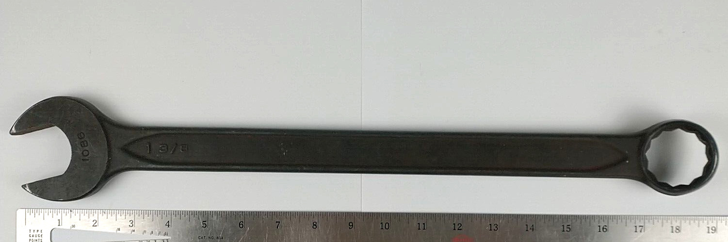 Indestro #1086 Very Large Vintage Wrench 1 3/8″– 18 1/2 inches Long E720