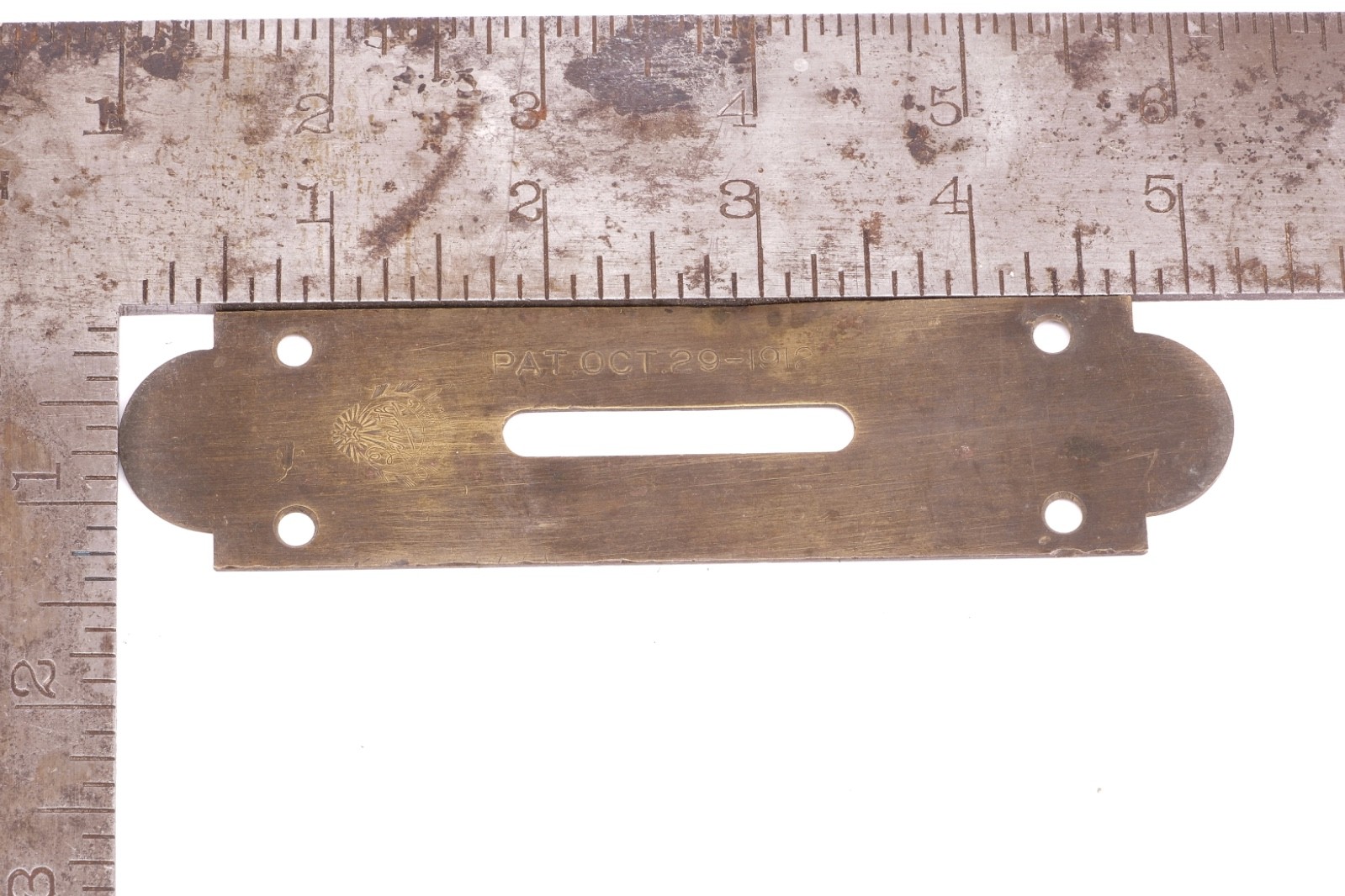 Level Parts – Zenith Marshall Wells Pat 1912 Brass Top Plate ~5-1/4”