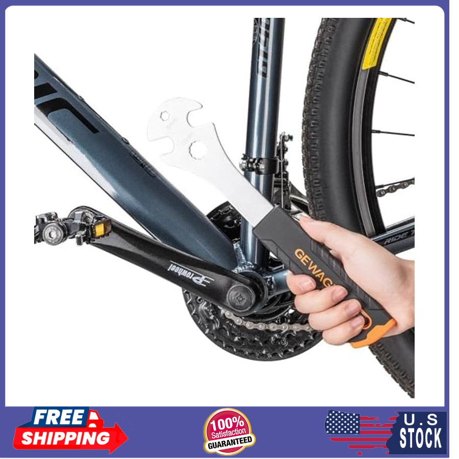 Bike Pedal Wrench Bicycle Pedal Removal Tool Extra Long Handle